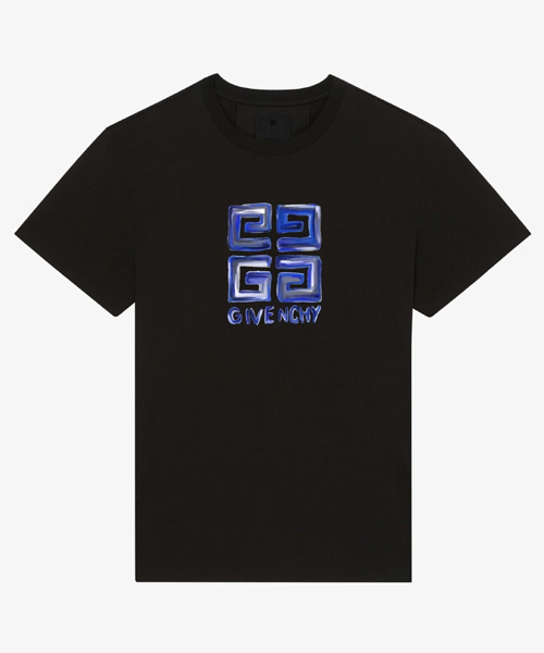 4G 로고 코튼 티셔츠