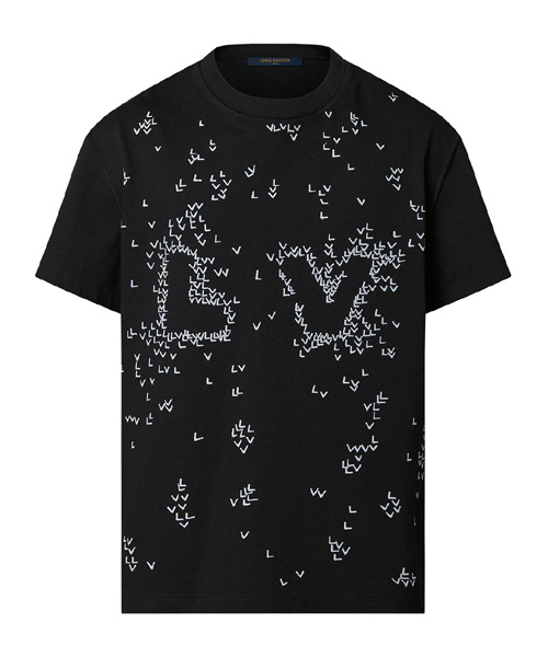 스프레드 엠브로이더리 코튼 티셔츠