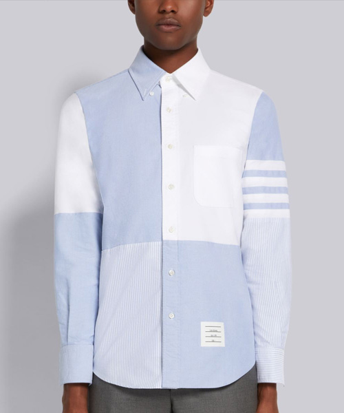 4바 쿼터 스플릿 옥스퍼드 셔츠