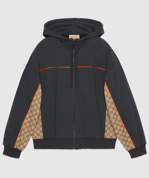 GG 패턴 후드집업