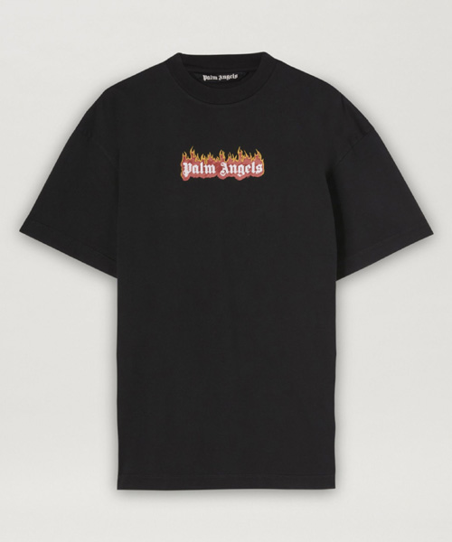 버닝 로고 클래식 티셔츠