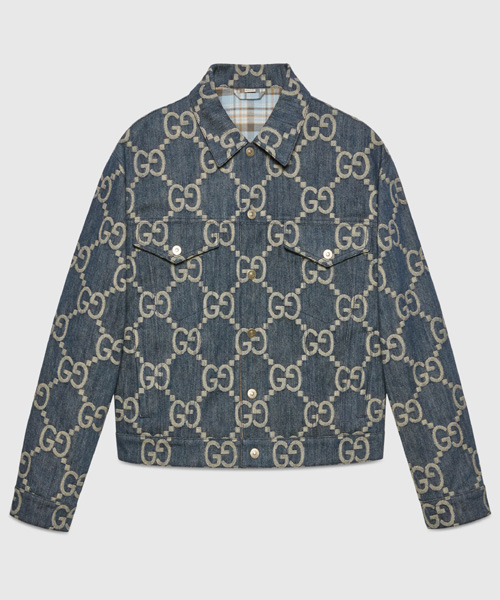 점보 GG 데님 자켓