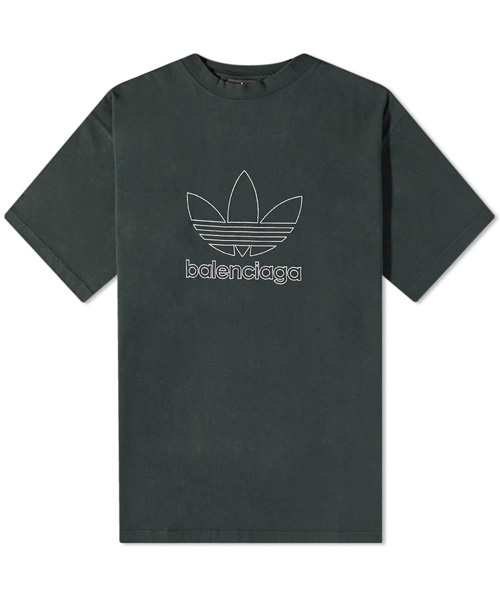 로고 프린트 오버사이즈 티셔츠