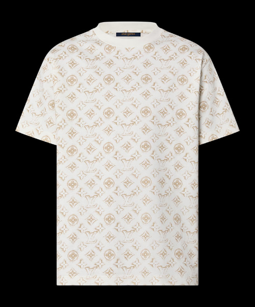 모노그램 코튼 티셔츠