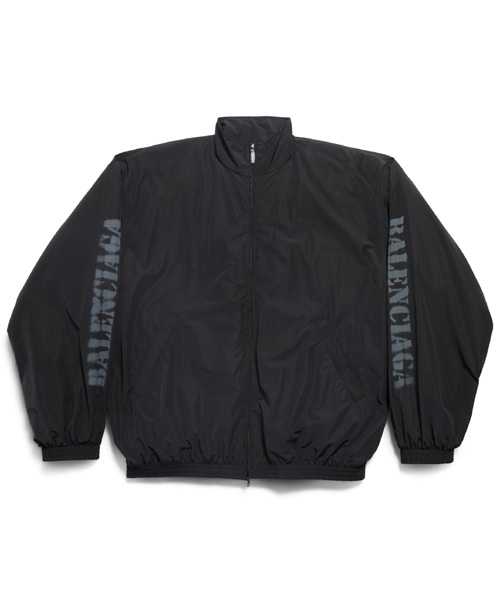 스텐실 타입 트랙수트 자켓