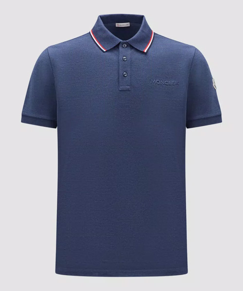 로고 폴로 코튼 셔츠