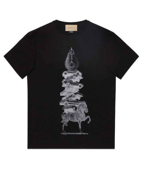 이미지 프린팅 코튼 티셔츠