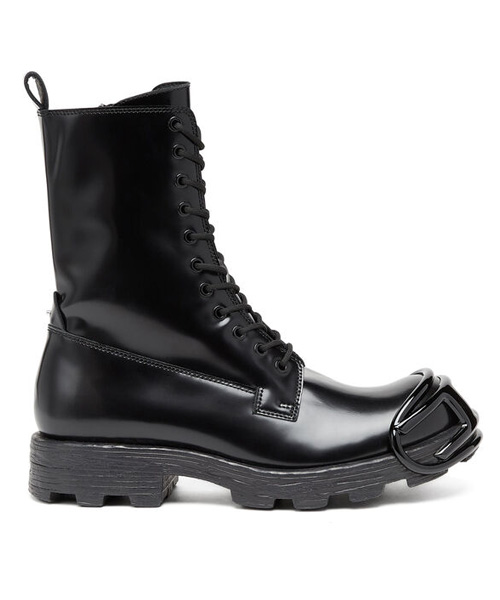 D-해머 가죽 부츠
