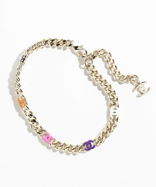 로고 메탈 초커