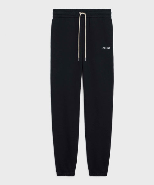 엠브로이더드 트랙 코튼 팬츠