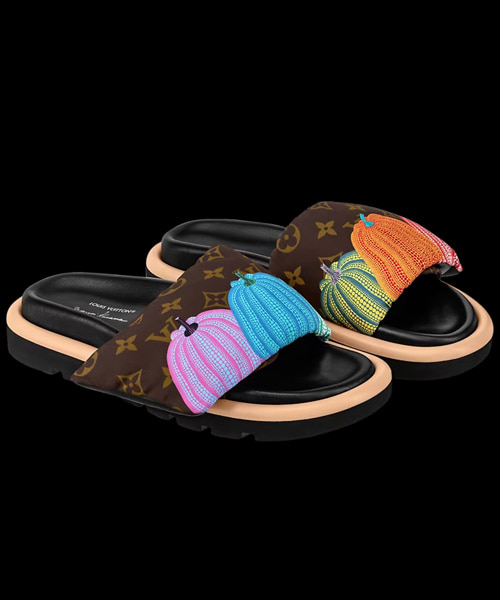 LV x YK 풀 필로우 플랫 컴포트 뮬