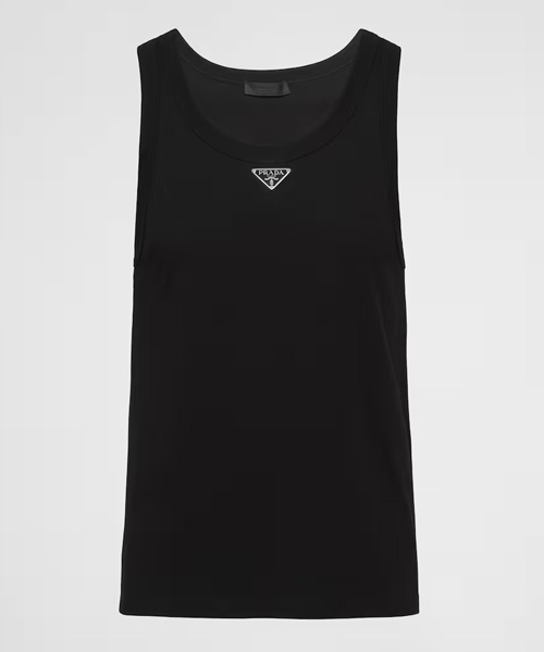 삼각 로고 패치 나시티