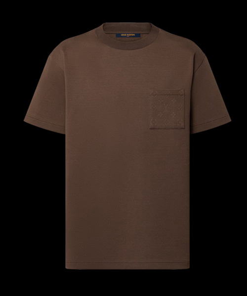 시그니처 패턴 포켓 티셔츠