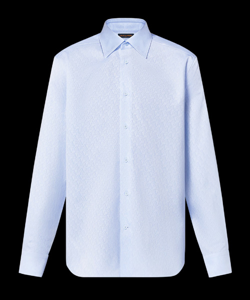 롱 슬리브 코튼 셔츠