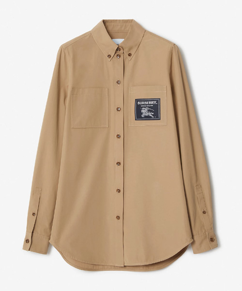 EKD 라벨 코튼 셔츠