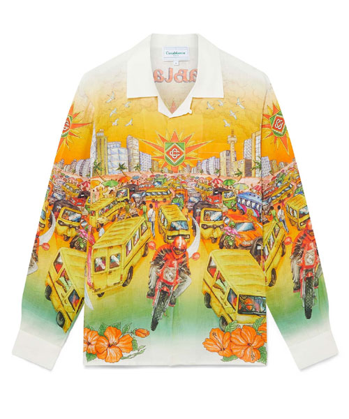 트래픽 린넨 셔츠