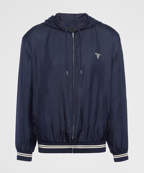 실크 후디 자켓