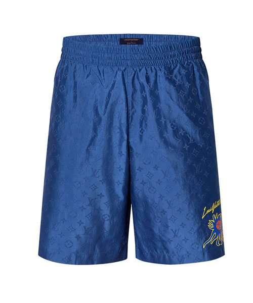 YK 모노그램 페이시스 스윔 쇼츠