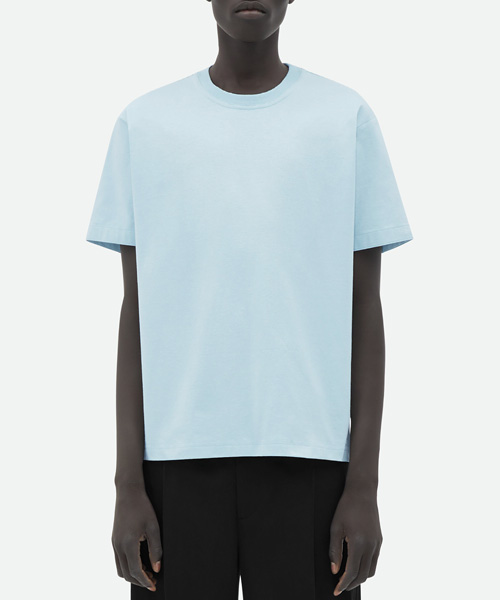 더블 레이어 릴렉스 코튼 티셔츠