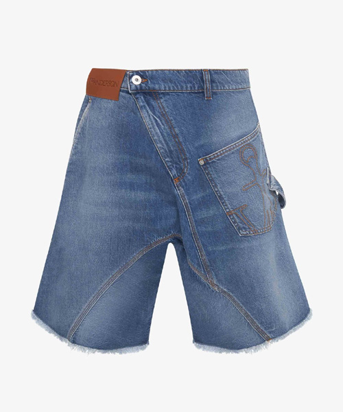 트위스트 워크웨어 데님 쇼츠