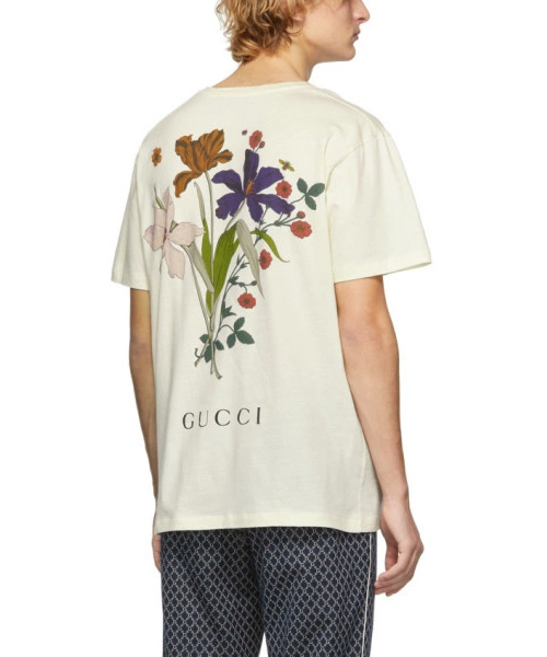 샤토 마몽 프린트 코튼 티셔츠