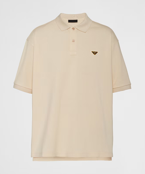 로고 패치 코튼 폴로셔츠