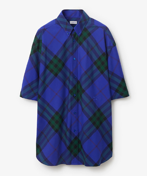 체크 코튼 셔츠