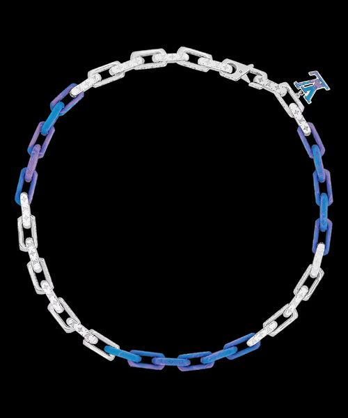 모노그램 체인 목걸이