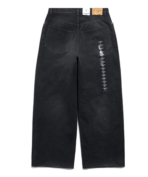 스티커 데님 팬츠