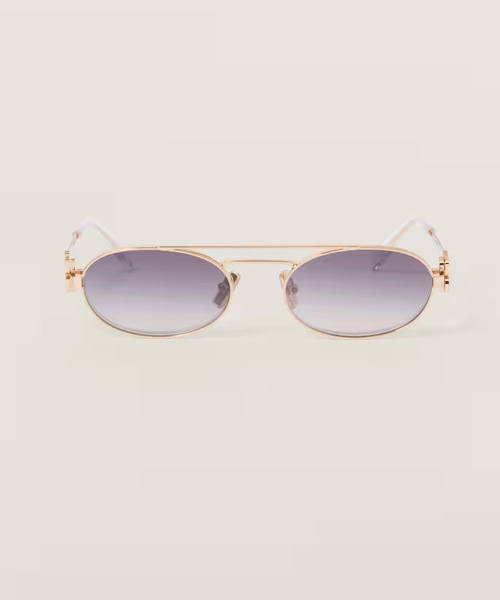 미우 로고 선글라스