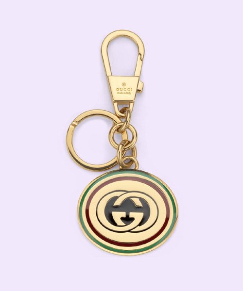 인터로킹 G 에나멜 키체인