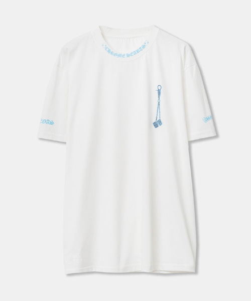 로고 프린트 코튼 티셔츠