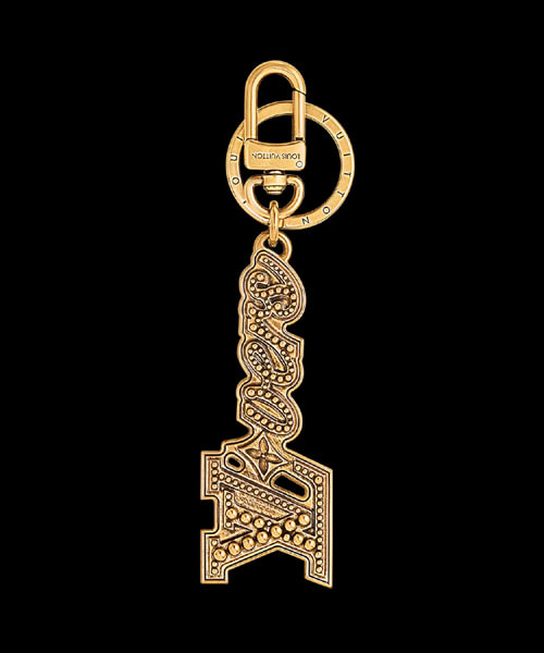 LV 러버스 스터드 백 참 키 홀더