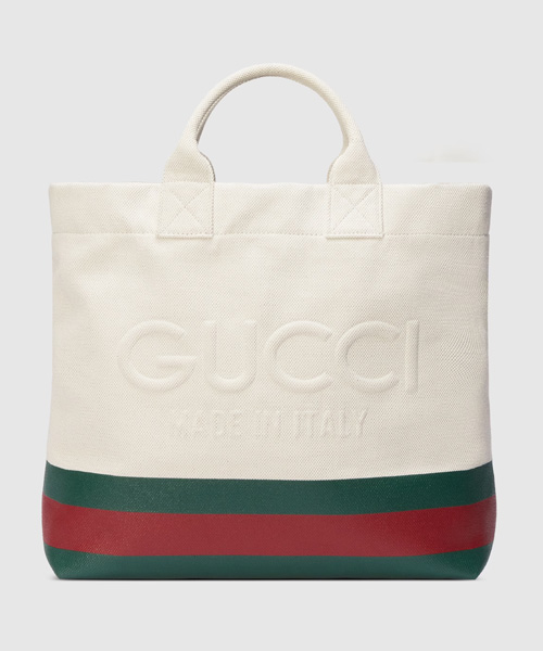 엠보스 디테일 캔버스 토트백