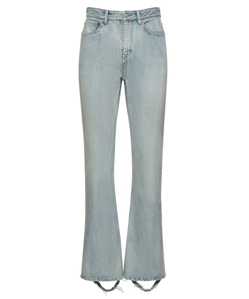 코튼 데님 부츠컷 팬츠