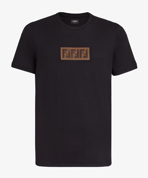 엠브로이더드 자수 코튼 티셔츠