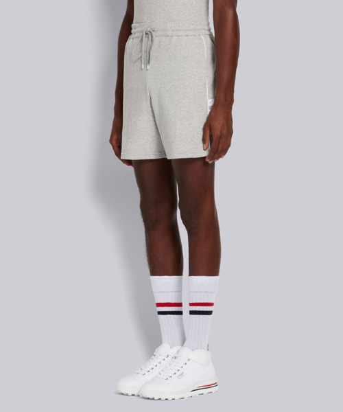 코튼 인터로크 심드 4-바 트랙 쇼츠