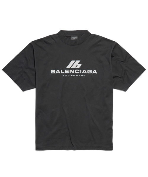 액티브웨어 미디엄 핏 코튼 티셔츠