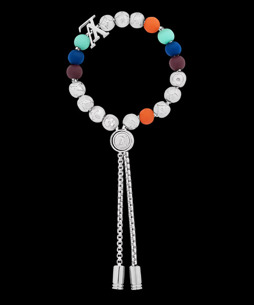 모노그램 비즈 브레이슬릿