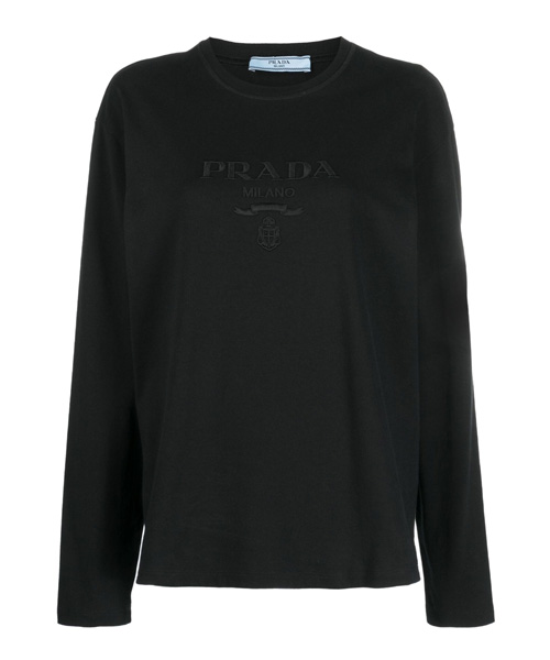 엠브로이더드 자수 코튼 티셔츠