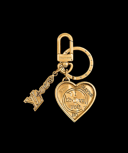 LV 러버스 하트 백 참 키 홀더