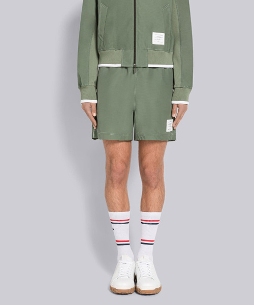 립스톱 탑스티치 트랙쇼츠