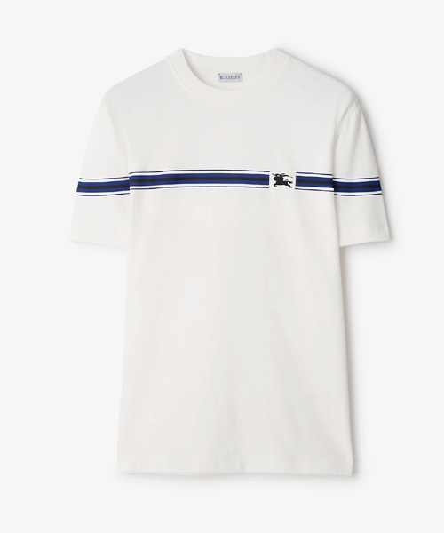 스트라이프 코튼 티셔츠