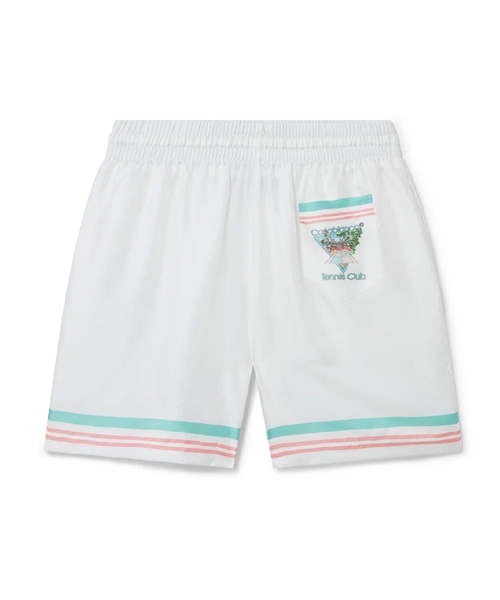 테니스 클럽 아이콘 실크 쇼츠