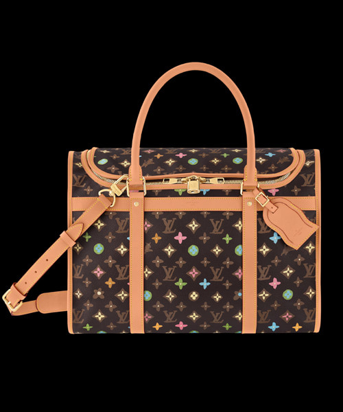 모노그램 반려견 백