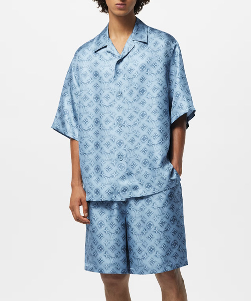 모노그램 실크 셋업