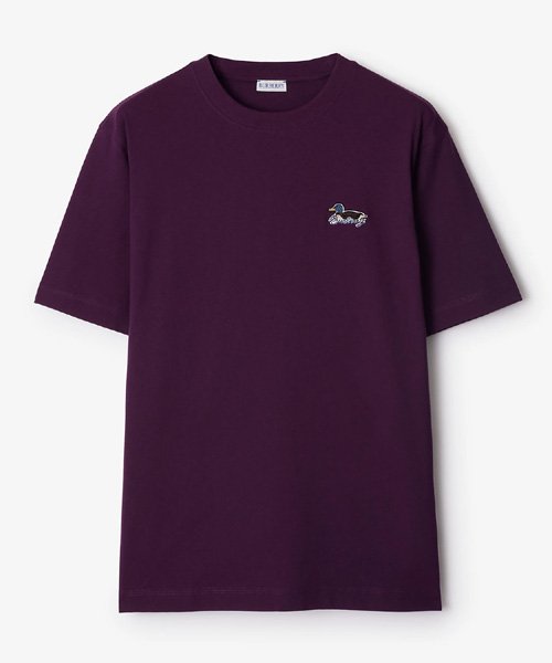 아카이브 오리 자수 코튼 티셔츠