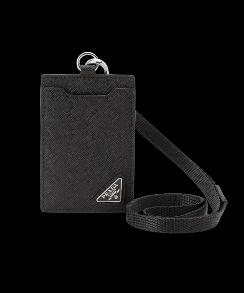 사피아노 레더 트라이앵글 로고 카드 홀더