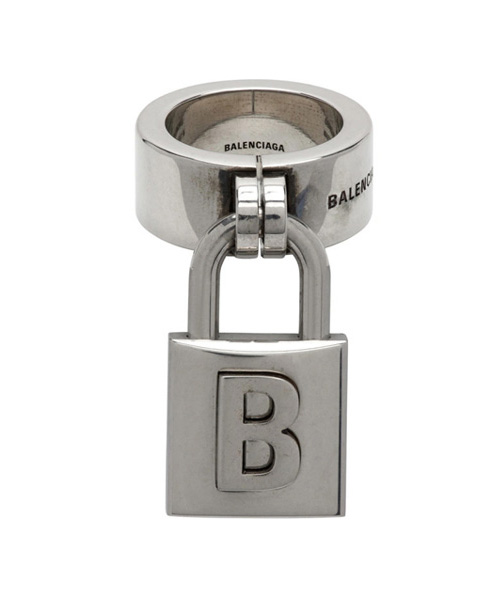 실버 자물쇠 링