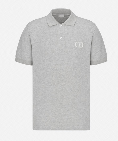 로고 자수 코튼 폴로셔츠